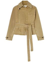 RETORI - Belted Denim Jacket - Lyst