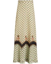 Etro - Floral-print Straight Skirt - Lyst