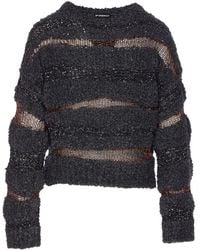 Pinko - Gebreide Trui Met Metallic-Effect - Lyst