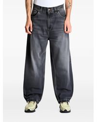 Carhartt - Brandon Logo-Patch Washed Jeans - Lyst
