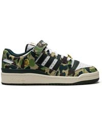 adidas - X Bape Forum 84 Low "30Th Anniversary Camo" Sneakers - Lyst