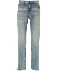 DIESEL - Halbhohe 2019 D-Strukt 09h50 Slim-Fit-Jeans - Lyst