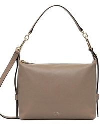 Furla - M Tonie Hobo Leather Crossbody Bag - Lyst
