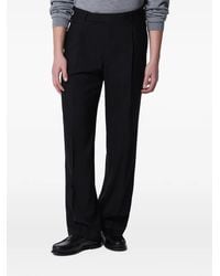 PT Torino - Pressed-Crease Virgin-Wool Tailored Trousers - Lyst