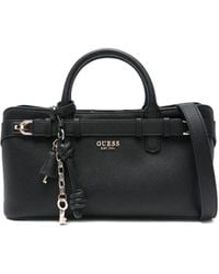 Guess - Buckle-Charm Tote Bag - Lyst