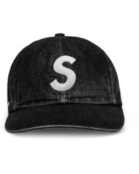 Supreme - Cordura Denim S Logo Cap - Lyst