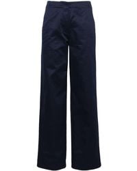 Emporio Armani - Pantalones chinos de talle alto - Lyst