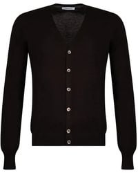 Gran Sasso - V-Neck Button-Up Cardigan - Lyst
