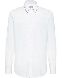 DSquared² - Camicia A Maniche Lunghe Con Cuciture A Contrasto - Lyst