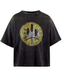 LOSTSHDWS - Frown Graphic-Print T-Shirt - Lyst