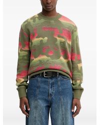 Desigual - Trui Met Camouflageprint - Lyst