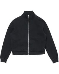 Acne Studios - Felpa Con Collo Rialzato E Zip - Lyst