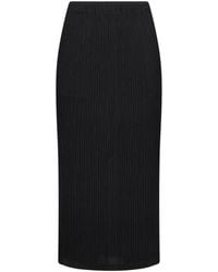 Issey Miyake - Jupe Mi-Longue À Design Plissé - Lyst