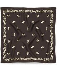 Marni - Silk Foulard With Floral Print - Lyst