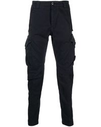 C.P. Company - Cargo-pocket Tapered-leg Trousers - Lyst