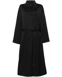 Lemaire - Belted Cotton Shirtdress - Lyst
