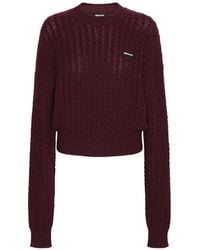 ROTATE BIRGER CHRISTENSEN - Pull En Maille Torsadée - Lyst