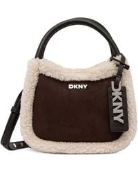 DKNY - Handtasche Mit Shearling - Lyst