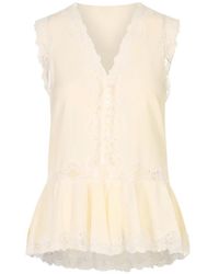 Chloé - V-Necked Top - Lyst