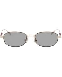 Brunello Cucinelli - Carlito B Oval-Frame Sunglasses - Lyst
