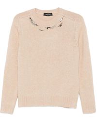 Fabiana Filippi - Sequin-Embellished Crew-Neck Sweater - Lyst