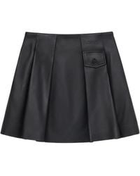 Loewe - Pocket Pleated Mini Skirt - Lyst