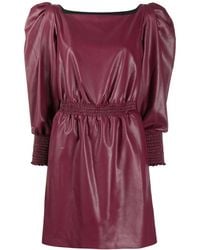 Philosophy Di Lorenzo Serafini - Puffed-Sleeve Midi Dress - Lyst