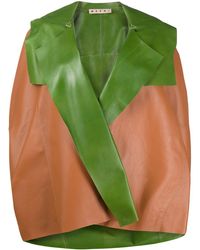 Marni Cape Met Capuchon - Oranje