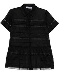 Dice Kayek - Lace-Trim Paneled Shirt - Lyst