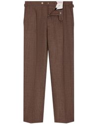 Fursac - Pleated Wool Trousers - Lyst