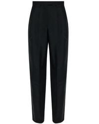 Givenchy - Wool Pleated Trousers - Lyst