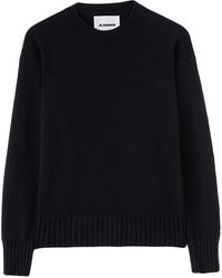 Jil Sander - Pull En Cachemire À Col Rond - Lyst