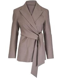 Lafayette 148 New York - Jacke mit Gürtel - Lyst