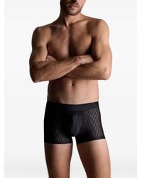 Maison Close - Striped Mesh Boxer Briefs - Lyst