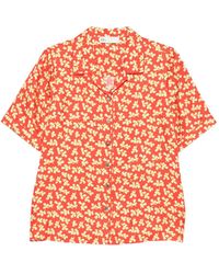 Tory Burch - Camisa De Seda Con Estampado Floral - Lyst