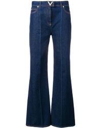 Valentino V Detail Regular-fit Jeans - Blue
