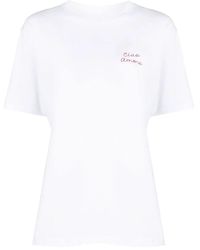 Giada Benincasa - Besticktes T-Shirt - Lyst