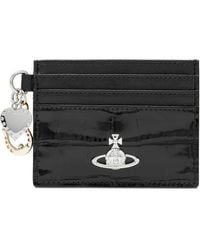 Vivienne Westwood - Crocodile-Embossed Leather Card Holder With Charms - Lyst