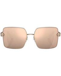 BVLGARI - Serpenti Square-Frame Sunglasses - Lyst