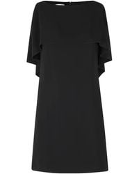 Alberta Ferretti - Cape-Style Shift Mini Dress - Lyst