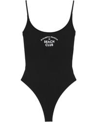 Elisabetta Franchi - Logo-Print Swimsuit - Lyst