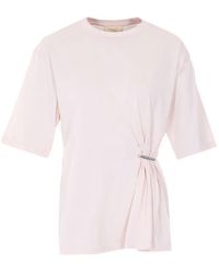 Twinset - Logo-Plaque T-Shirt - Lyst