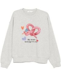 B+ AB - Graphic-Print Sweatshirt - Lyst