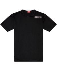 DIESEL - Camiseta T-Boxt-Dbl con detalles rasgados - Lyst