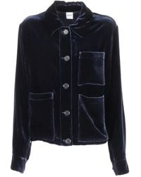 Aspesi - Button-Up Jacket With Soft Texture - Lyst