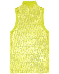 DIESEL - M-Egeo Tanktop Mit Monogramm-Print - Lyst