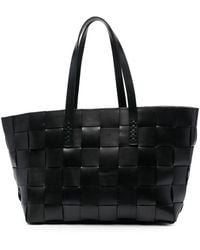 Dragon Diffusion - Borsa Tote Japan Nera Con Manici Piatti - Lyst