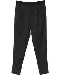 ZEGNA - Elasticated-Waist Tapered Trousers - Lyst