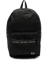 Fred Perry - Embroidered-logo Backpack - Lyst