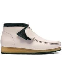 Clarks - Walla Leather Desert Boots - Lyst